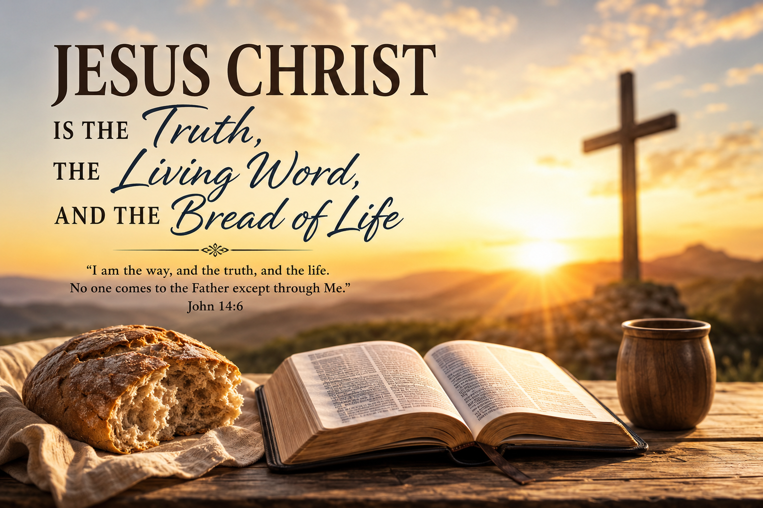 Jesus Christ Is the Truth, the Living Word, and the Bread of Life: A Biblical Message and Personal Testimony by Sister Eliza Grace Joseph